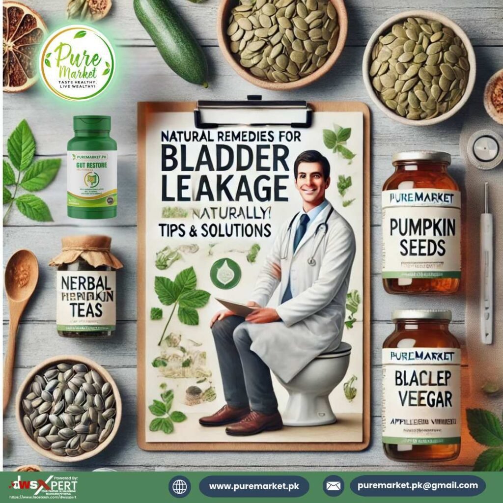 Natural Remedies for Bladder Leakage – Herbal Teas, Pumpkin Seeds, Apple Cider Vinegar, and Gut Restore for Bladder Control