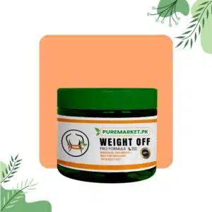 WEIGHT OFF (Powder Form) - Natural herbal solution for obesity, belly fat reduction, and cholesterol management in a large jar